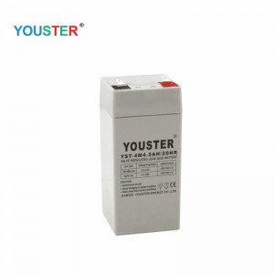 4V 4.5AH Dobíjecí uzavřená olověná kyselina baterie pro LED lehké a malé hmotnosti váhy