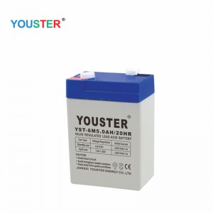 Youster Lead Acid Battery 6V 5.0ah baterie Použití pro osvětlení/CCTV/home Appliance/solar/inverter